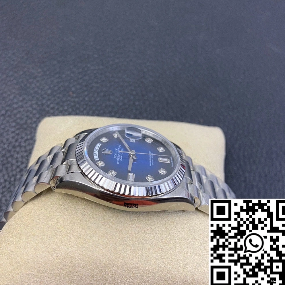Dial Factory Blue EW Diamond M128239-0023 Rolex Gradient Day-Date 0901